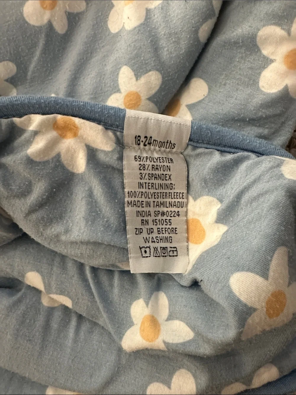 Copper Pearl Daisy Della Kids Sleep Sack Pajamas